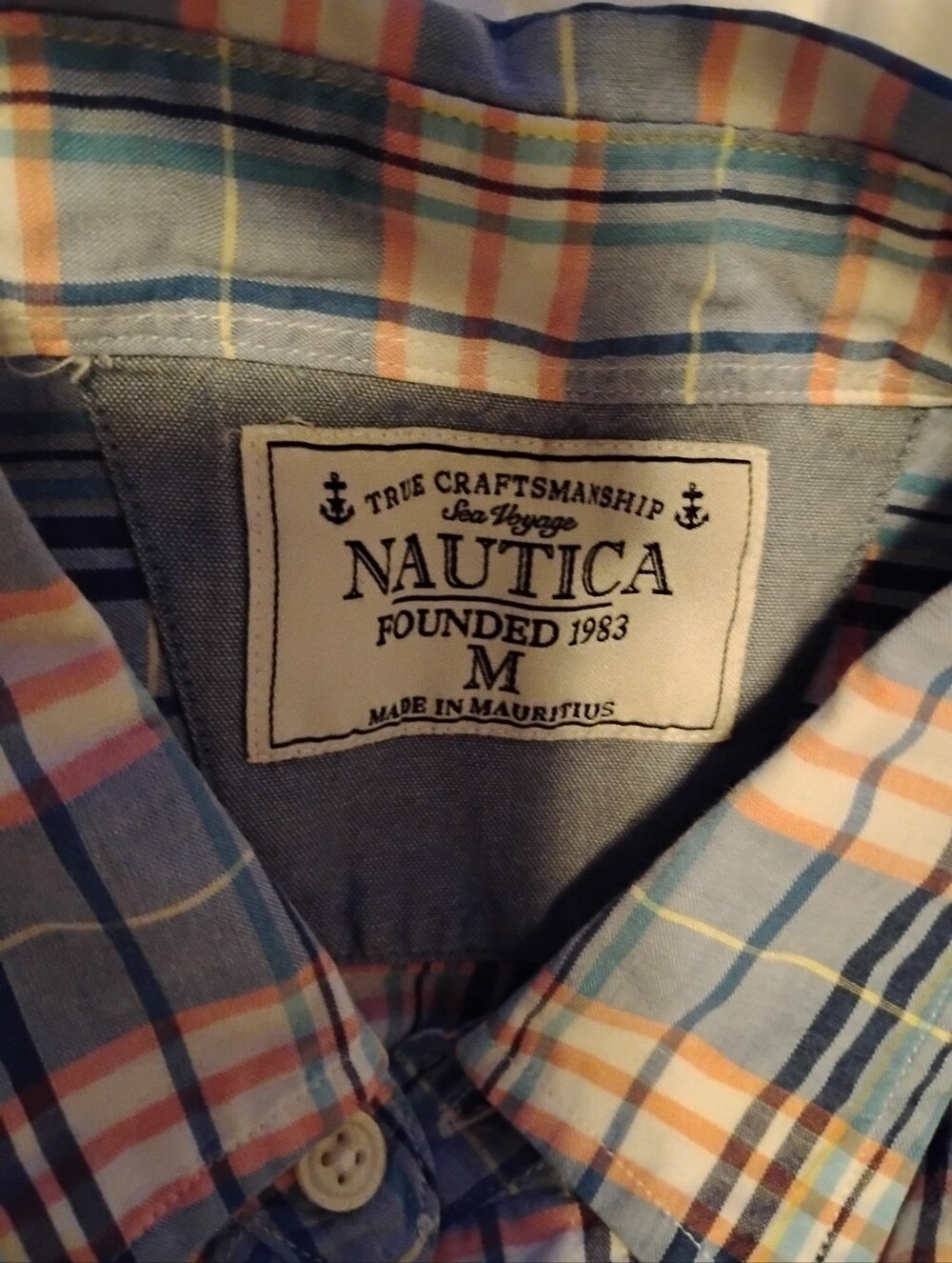 Nautica men's Medium Cotton Shirt